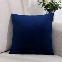 Housse de coussin décorative carrée en velours ultra doux pour canapé ou salon, 40 x 40 cm