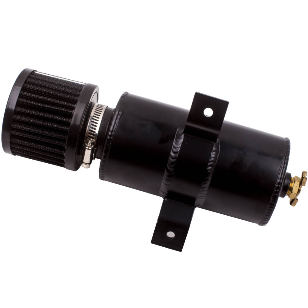 Oil Catch Can Oil Breather Tank 0.75L Baffled With Breather Filter An10 2 Port 6941324419519