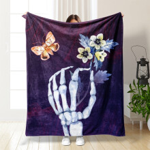 Couverture d'Halloween, couverture d'été, couverture d'automne effrayante pour enfants/ados/femmes/hommes