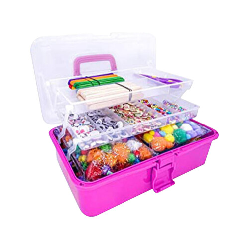Σετ DIY χειροτεχνίας Tote Box για παιδιά, δημιουργικό κιτ δώρου με χώρους αποθήκευσης,