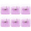 24Pièces Kit De Fixation Violet En ABS Pour Mural Plafond 2