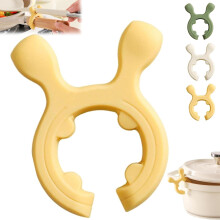 Poignée de casserole multifonction en silicone, support pour spatule, porte-cuillère antidérapant et repose-cuillère résistant à la chaleur