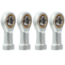 4 Pcs Female Thread Connector Self Lubricating Bearing Right