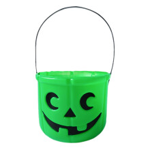 Halloween-kurpitsanko kahvalla, vihreä, 1 kpl