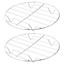 Cooling Rack Rack Round Racks Cake Baking Stainlesscooking Wire Steel Oven Drying Air Fryer Steaming Cooling Racks Steel