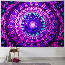 Mandala Boho Tapestry Wall Hanging 40x30in