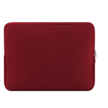 15.6" Waterproof Laptop Sleeve – Shockproof Case for MacBook, Samsung, iPad, Chromebook, HP, Acer, Lenovo – Wine Red