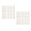 170Pièces Blanches Pour Guitare Papeterie Usage Maison 3