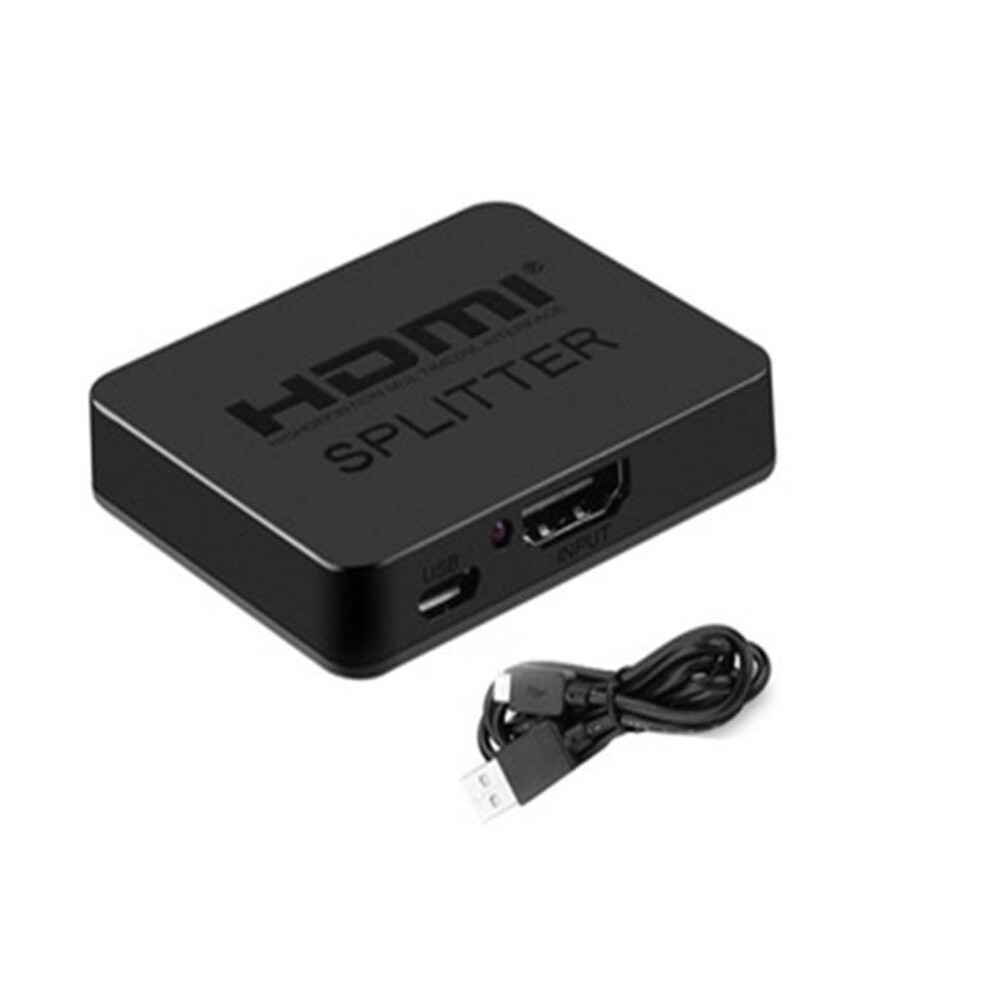 4K Hdmi Splitter 1X2, 4K@60Hz & 1080P Mirror/Duplicate, Compatible With Laptop, Tv, Monitor, Gaming Consoles 9338982253024