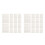170Pièces Blanches Pour Guitare Papeterie Usage Maison 7