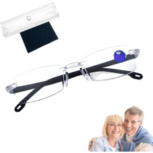 Lunettes de lecture Blue Ease Optics Clear Ă zoom automatique