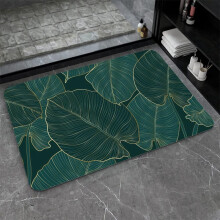 Badmat van diatomeeënaarde, antislip, superabsorberend, sneldrogend, milieuvriendelijk, gemakkelijk schoon te maken, 50 x 80 cm