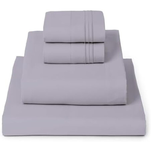 Ensemble de draps en microfibre Queen 6 pièces 40 cm de profondeur