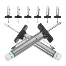 8pcs Tire Tread Depth Gauges Tire Depth Measuring Tools Depth Gauge Tire Depth Gauges 0-25mm