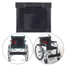 Schienale o cuscino per sedile di sedia a rotelle, per disabili, comodo, morbido e resistente - Schienale nero