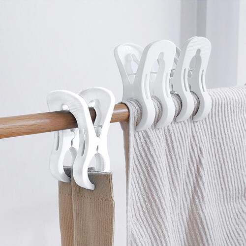 Large Windproof Beach Towel Clips, Plastic, 3-Piece Set