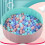 100 stk. baller i plast, 5,5 cm 1