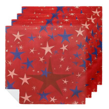 Serviettes de table en tissu lavables et réutilisables en polyester, idéales pour les fêtes, mariages et autres occasions spéciales (lot de 6).