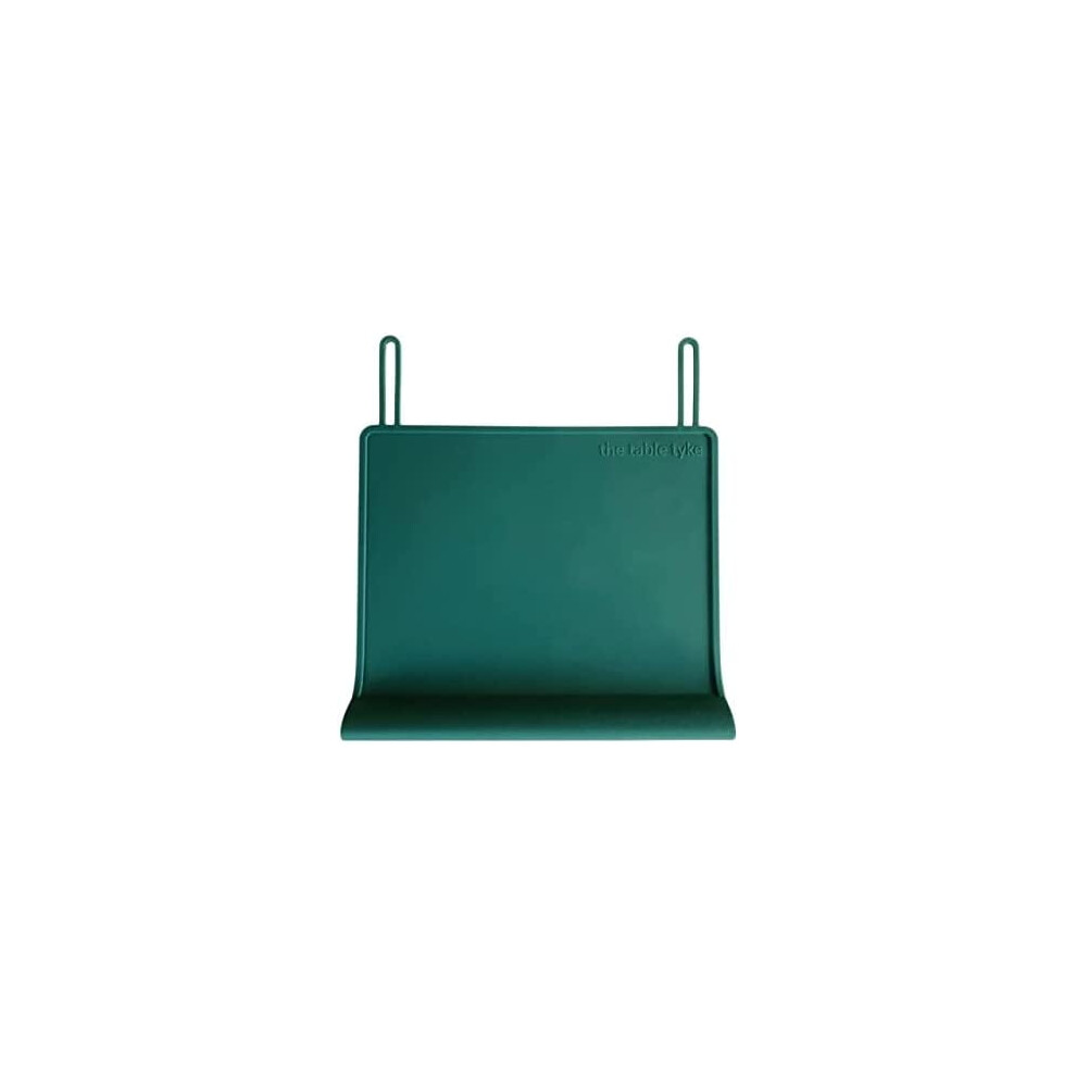 Silicone Placemats for Toddlers, Patented Edge Bumper, Non-Slip & Travel-Ready | BPA-Free Baby Placemat | Hunter Green | Compatible with Standard