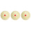 3Pièces Boules Billard Résine Blanches 6 Points Amateur 5