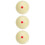 3Pièces Boules Billard Résine Blanches 6 Points Amateur 9