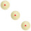 3Pièces Boules Billard Résine Blanches 6 Points Amateur 10