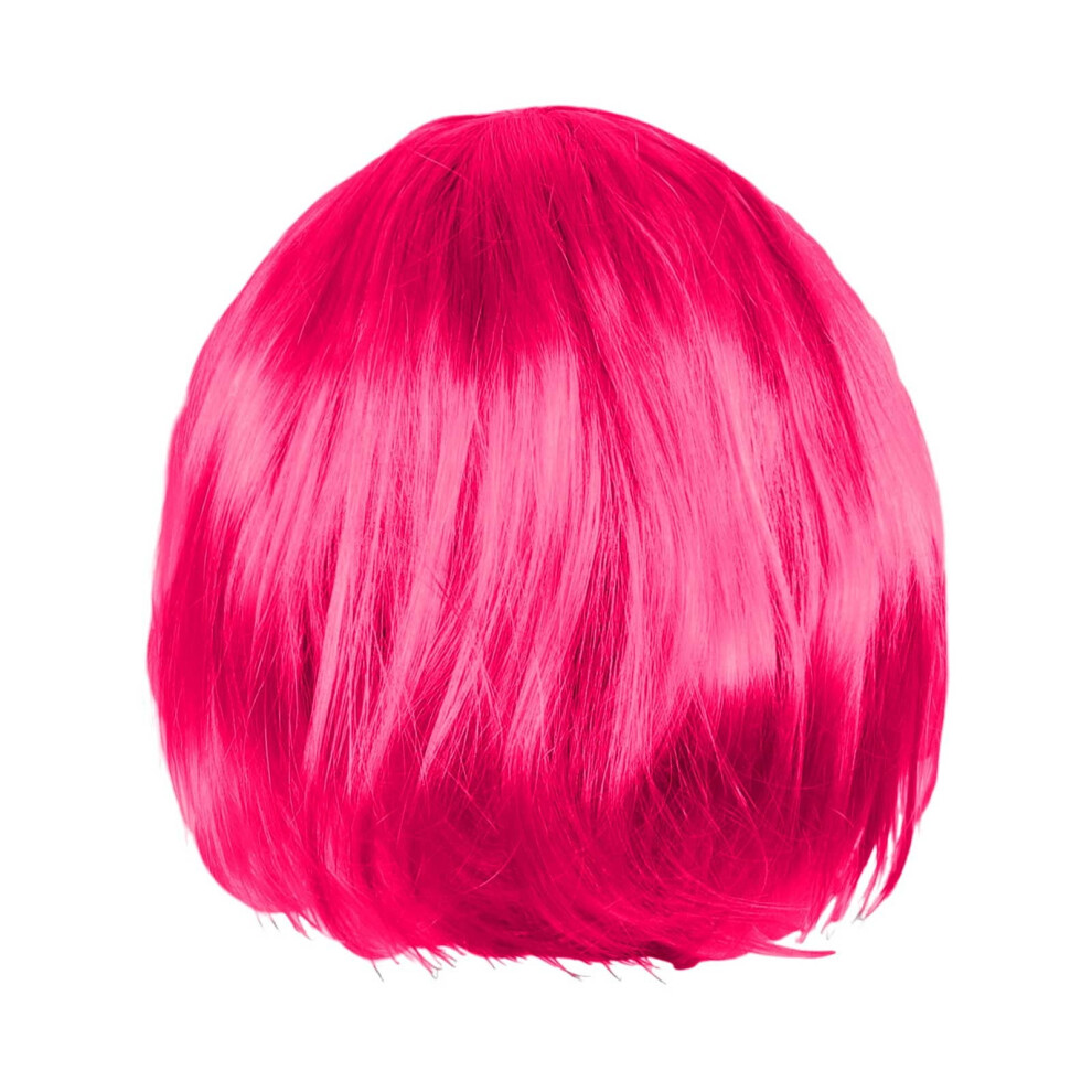 Unisex Ladies Wig Human Hair Short 30Cm Carnival Party Decoration Synthetic Hairpiece Fashion Accessory