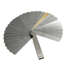 32 PCS Dual Marked Feeler Gauge Metric Master Feeler Gauge Feeler Gauge Ruler Feeler Gauge Metal