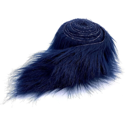 Ρολά από ψεύτικη γούνα Ice Fabrics 2"x60", εξαιρετικά μαλακή κορδέλα μοχέρ – Συμβατή με