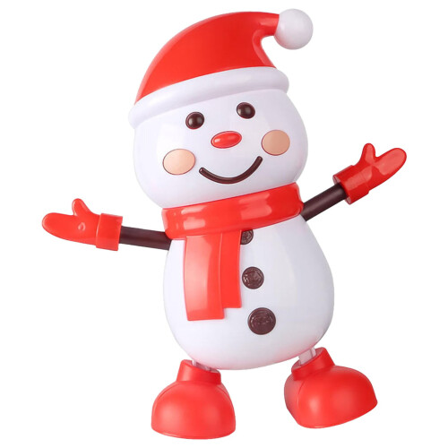 Boneco de Neve Cantante e Dançante com Luzes LED