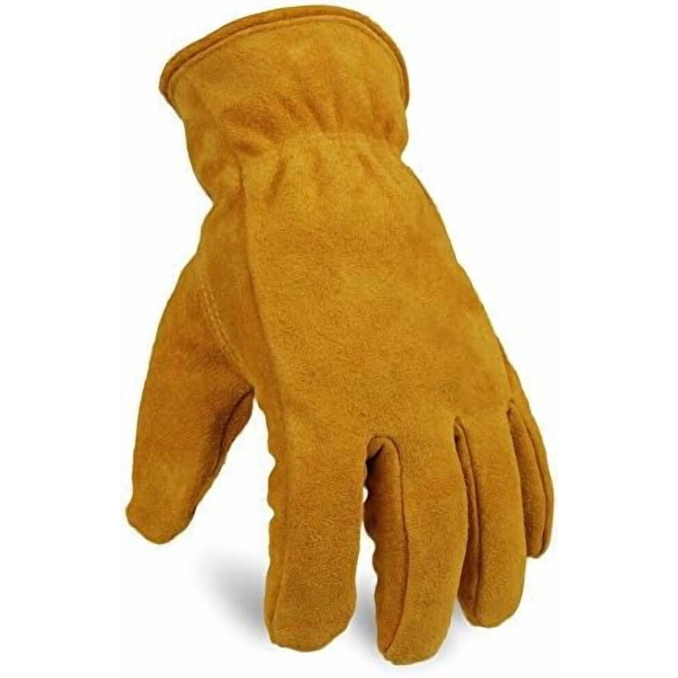 Winter Insulated Work Gloves Leather Thermal Lambswool 9097180954002