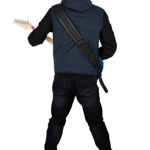 3Pièces Guitare Coton Noir Rembourrée Et Ajustable 2