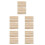 10Pièces Support Braille En Bois Multi, Outil Éducatif Pour Aveugles 7