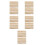 10Pièces Support Braille En Bois Multi, Outil Éducatif Pour Aveugles 10