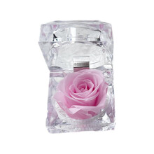 Enchanted Preserved Rose in Acrylic Crystal Box – Perfect Gift for Birthday, Valentine's, Christmas, Mom, Grandma, Wife & Her