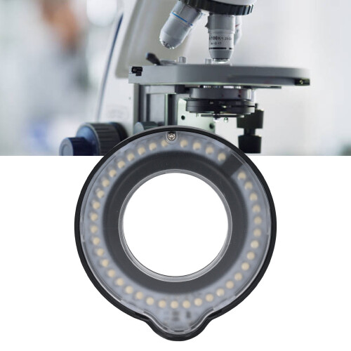 Adjustable LED Microscope Ring Light, Anti-Glare, Oil Proof, ABS