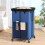 150L Rolling Laundry Hamper with Metal Frame and Removable 1