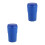 2Pièces Cendrier Auto Bleu Pbt ABS Grande Capacité Anti-Odeur 7