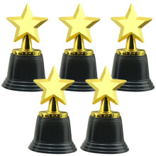 Lot de 5 trophées pour jeux de fête d'enfants sur le thème des étoiles, décoration de chambre d'enfant