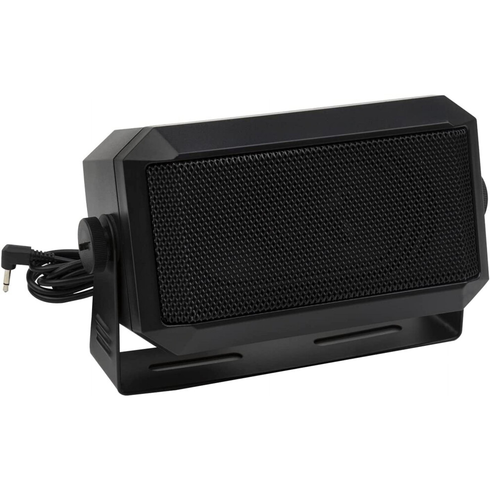 Rectangular External Communications Speaker For Ham Radio Or Cb & Scanners, 5 Watt, Colour Black 9338982253116
