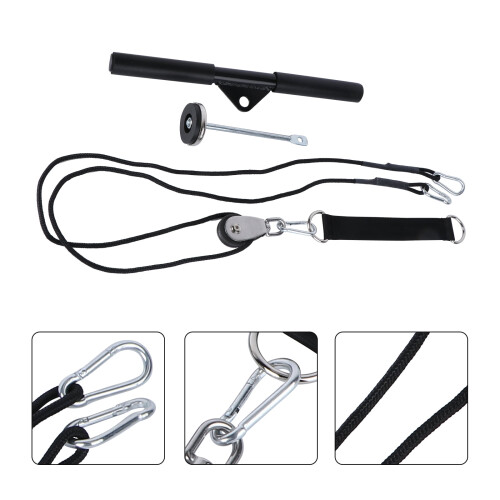 Metal Wrist Roller Trainer for Forearm Workout 1 Set