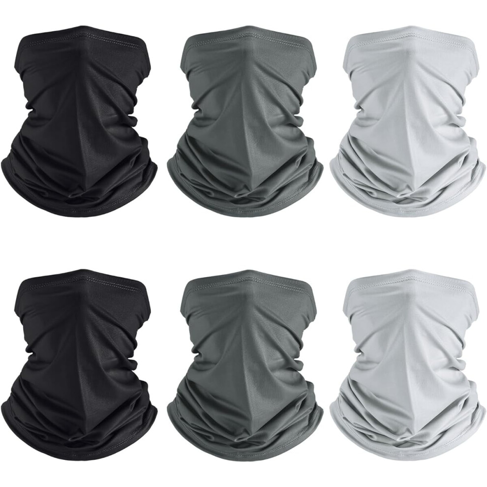 6Pcs Neck Gaiter Bandana Face Mask Cooling Mask Face Cover For Men Women 9499224164123