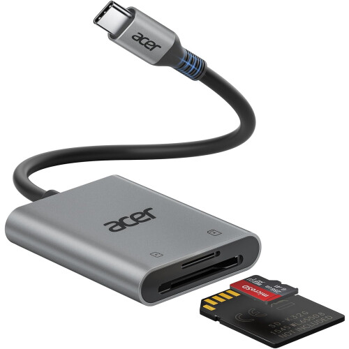 USB-C dubbele SD/MicroSD-kaartlezer