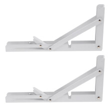 supports d'étagère pliables de 10 pouces en acier inoxydable, support triangulaire