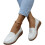 Γυναικεία slip-on sneakers από καμβά, μαλακά και άνετα loafers, καλοκαιρινά παπούτσια με 1