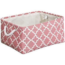 MesaSe Medium - úložný box z prémiové látky 36x27x17cm: Stylový organizér na kosmetiku a drobnosti do domácnosti s podšívkou z EVA pro