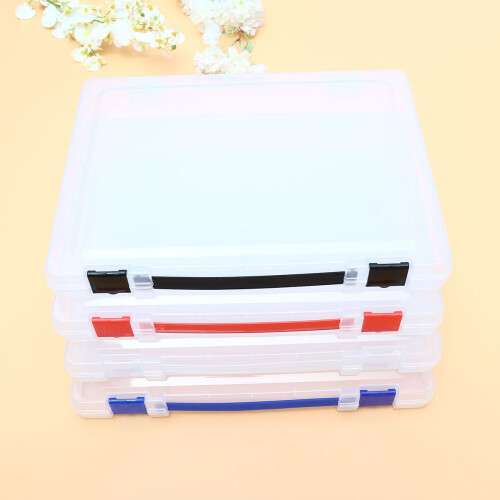 1Pcs Lightweight Plastic Storage Box for Professional Users 36 x 27 x 4.5 in