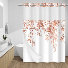Dusjforheng i eukalyptus uten krok med klikkfôr 71x74