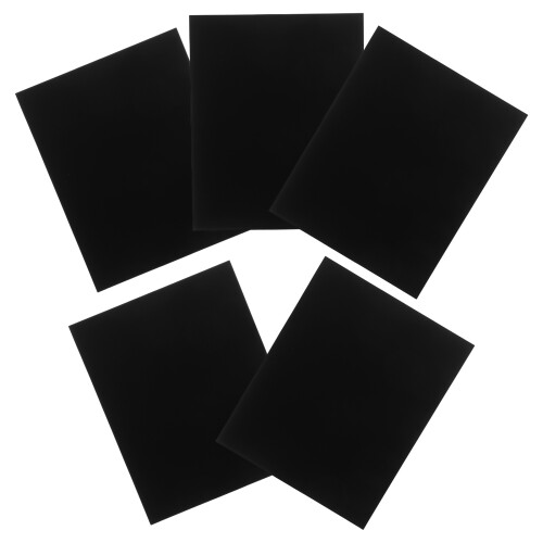 15Pièces Plaques Aluminium Noir Pour Gravure Précise Sublimation 2