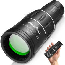 2026 NEW 16x52 HD Monocular for Adults – Compact Prism Telescope, Perfect for Bird Watching, Hiking & Concerts (LR Black, 1 PC)